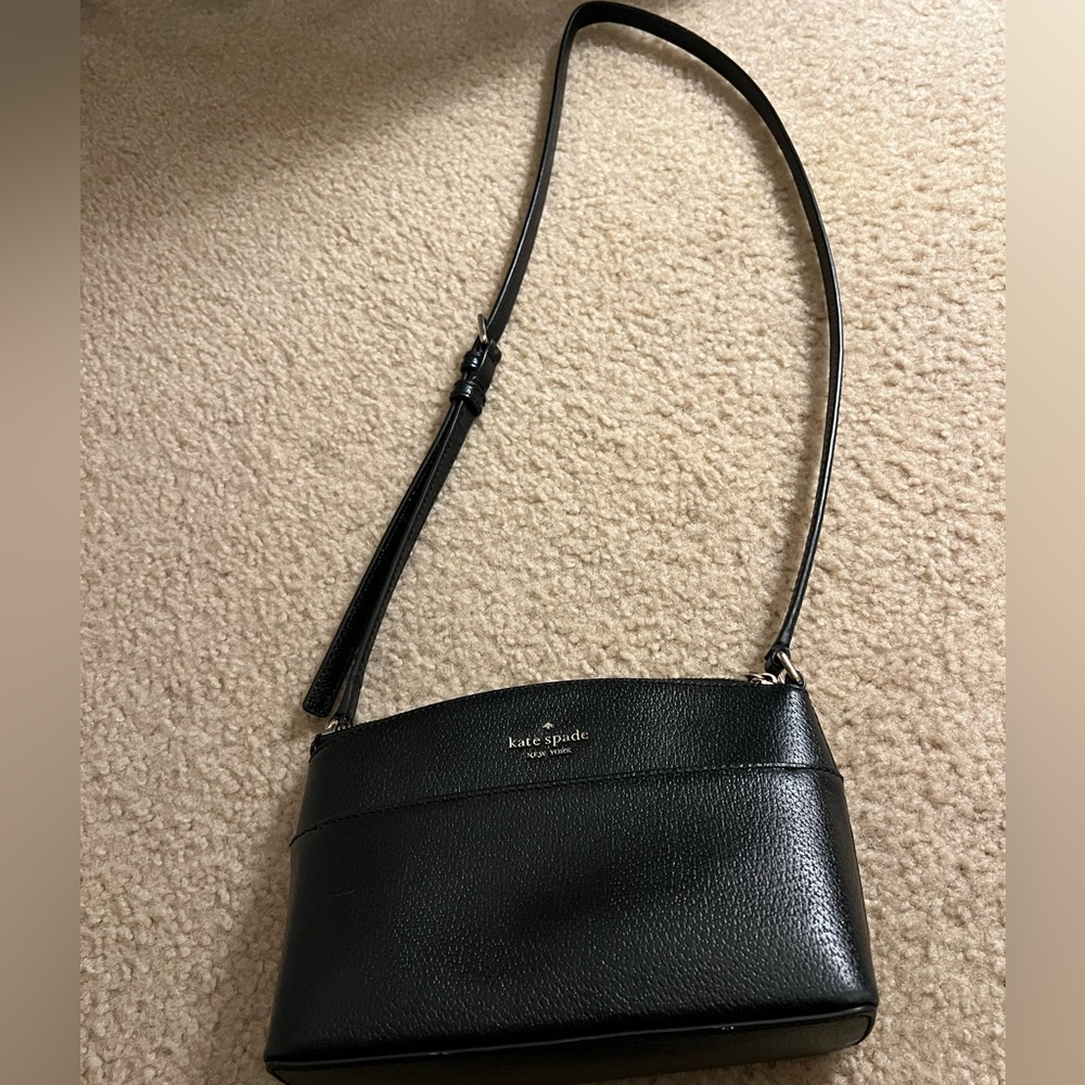 Kate Spade Black Leather Shoulder Bag